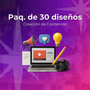 Paquete de 30 diseños